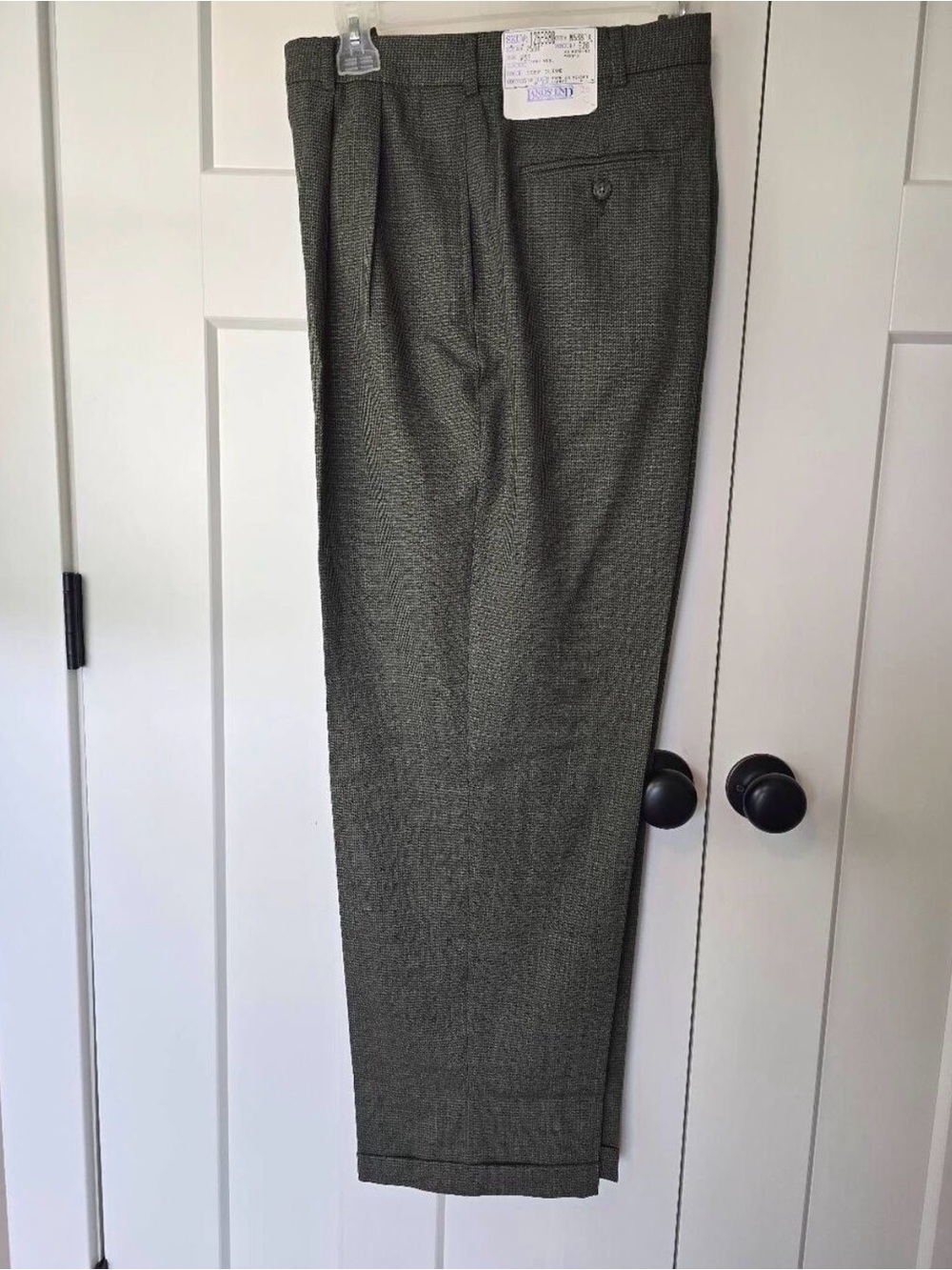 Lands' End Mens Dress Pants 36 X 30 Deep Olive New with Tags